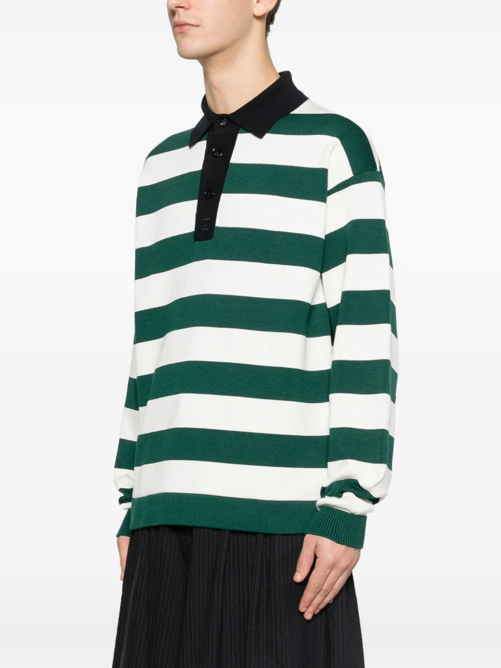 Gucci Gestreept poloshirt Groen
