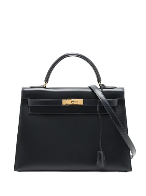 Hermès Pre-Owned 1992 Box Calf Kelly Sellier 32 satchel