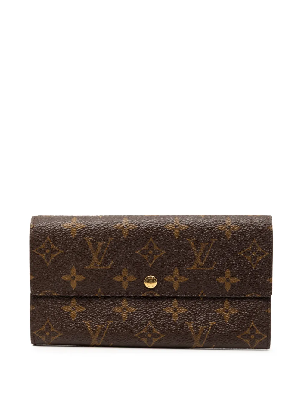 Louis Vuitton Pre-Owned 2003 Monogram Sarah Wallet long wallets - Marrone