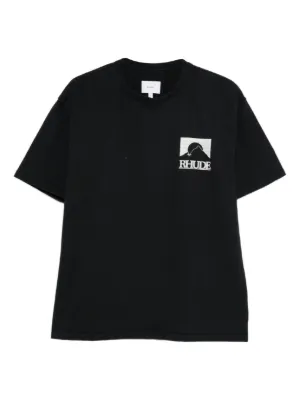 Palm Angels ロゴ Tシャツ | ブラック | FARFETCH JP