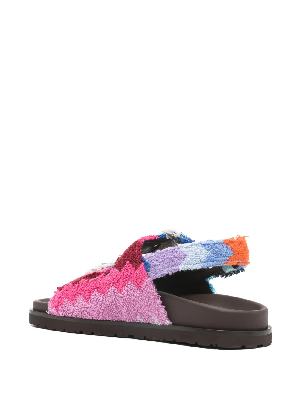 Missoni Mia zig-zag strap sandals Blauw