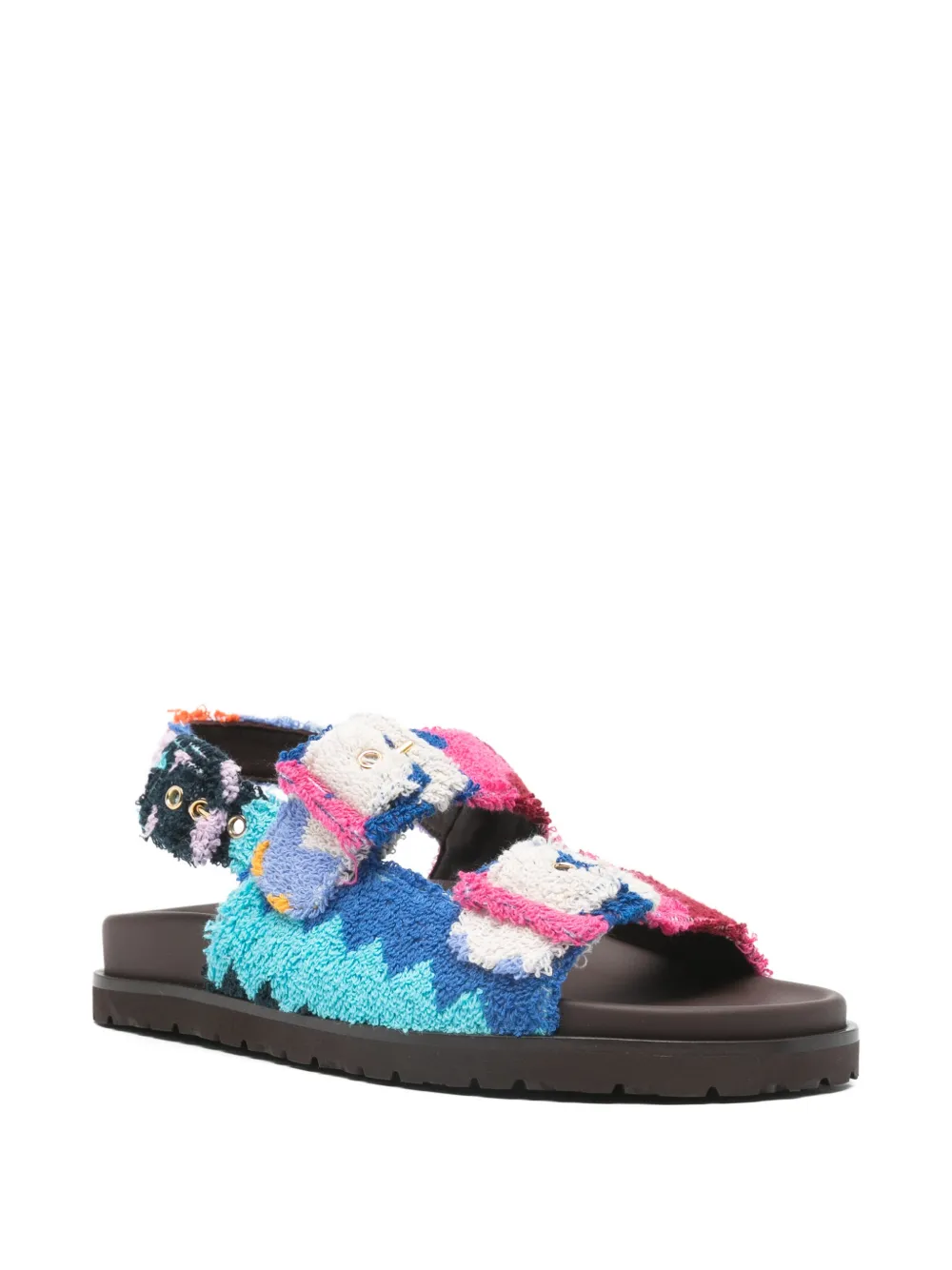 Missoni Mia zig-zag strap sandals Blauw