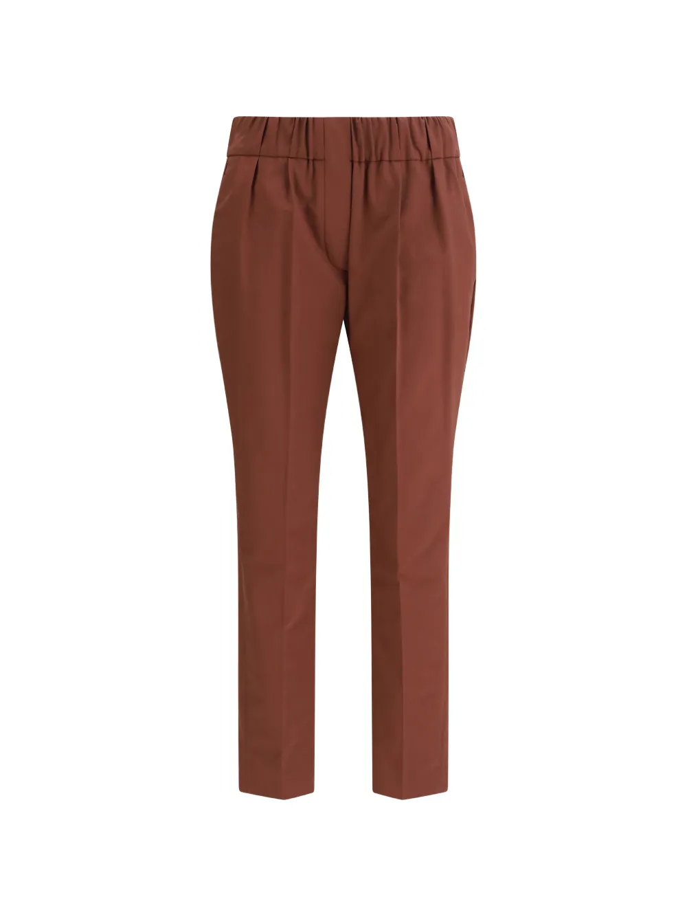 Brunello Cucinelli elasticated trousers - Marrone