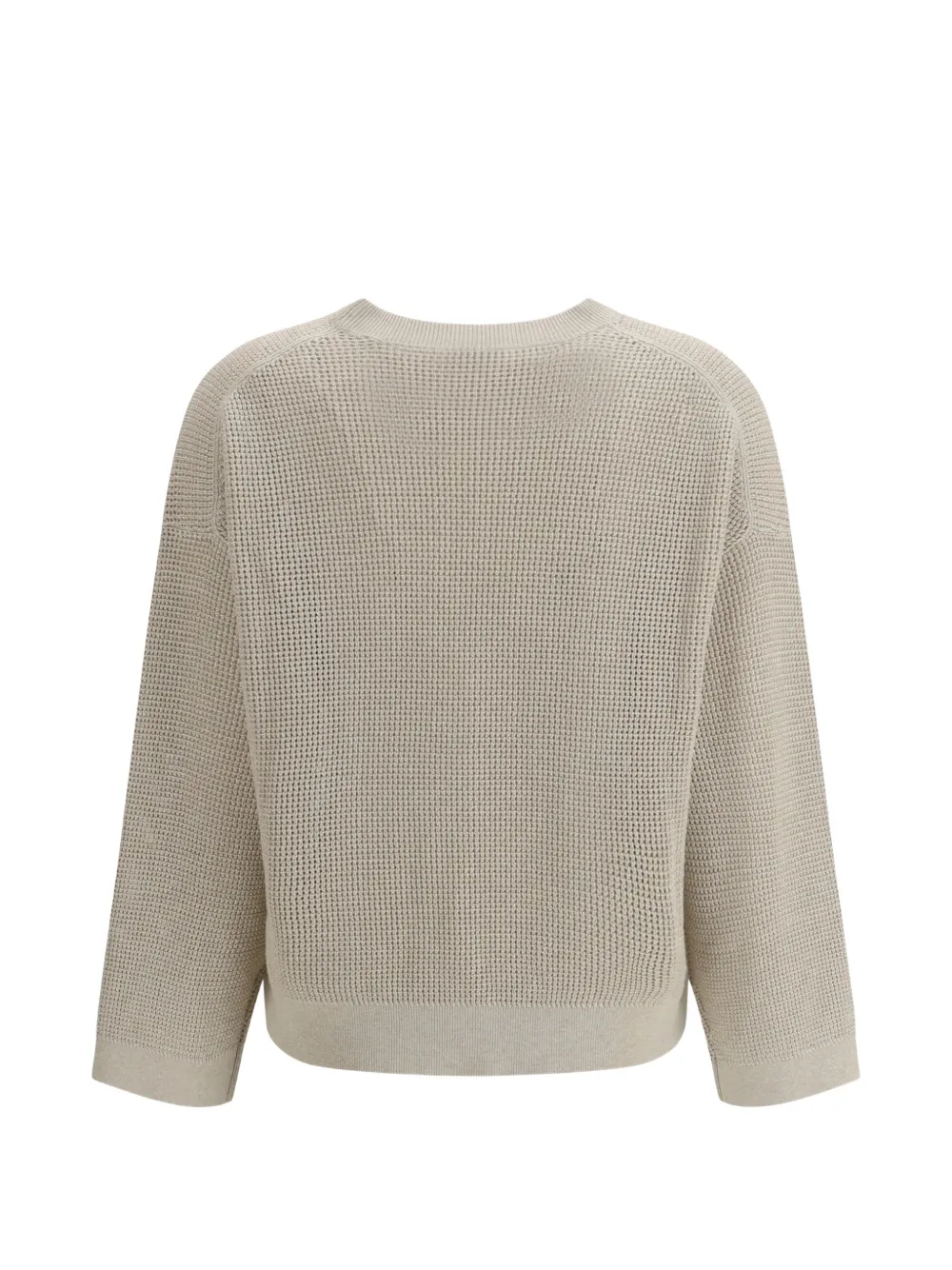 Brunello Cucinelli Trui met ronde hals Beige