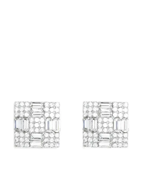 Magda Butrym square embellished earrings