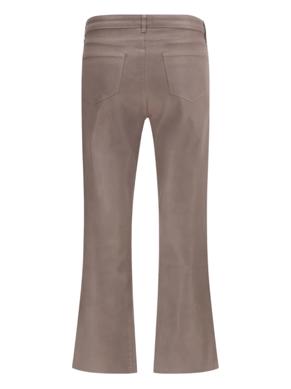 L'Agence Kendra mock pocket flared trousers - Bruin