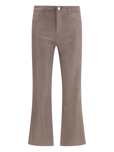 L'Agence Kendra mock pocket flared trousers