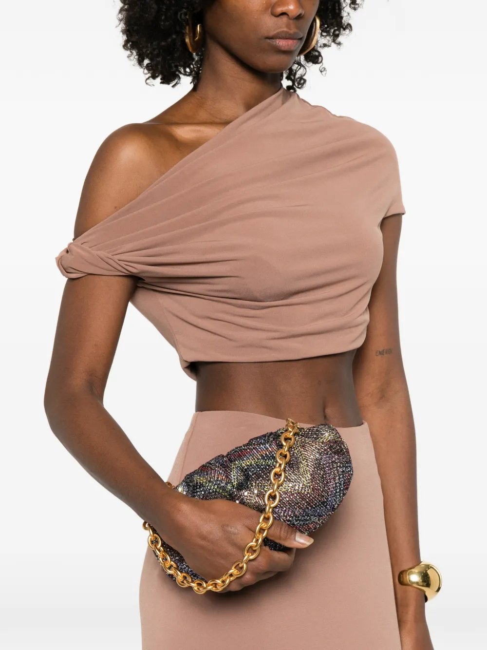 Missoni zigzag-pattern shoulder bag - Zwart