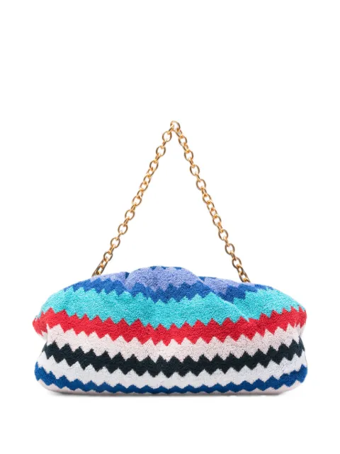 Missoni zigzag-woven chain-strap clutch bag