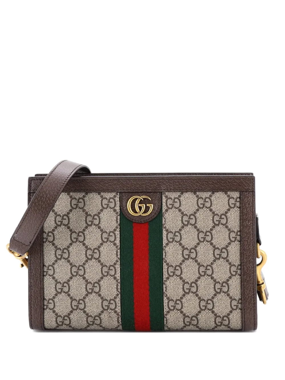 Gucci Pre-Owned Ophidia Convertible Shoulder Bag GG Coated Canvas Small crossbody bag - Marrone