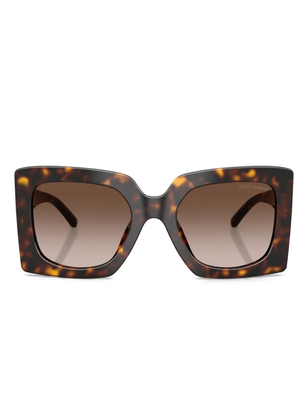 Dolce & Gabbana Eyewear Eckige Sonnenbrille - Braun