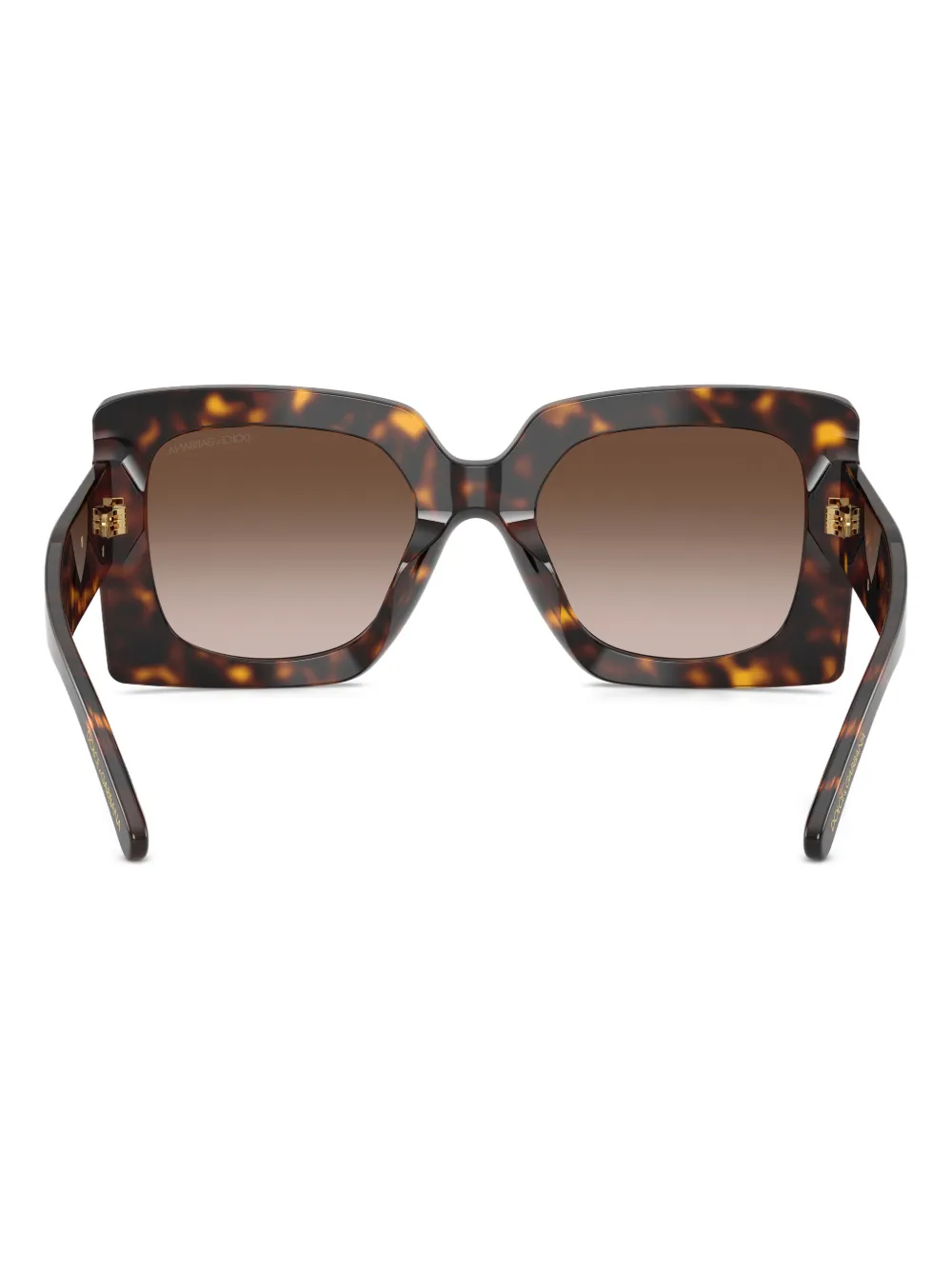 Dolce & Gabbana Eyewear Zonnebril met vierkant montuur Bruin