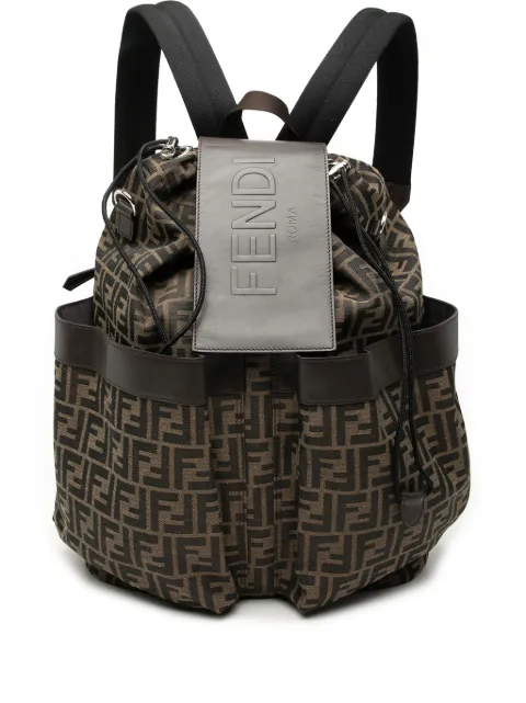 Fendi Pre-Owned 2010-2025 Large Zucca Canvas Strike backpack