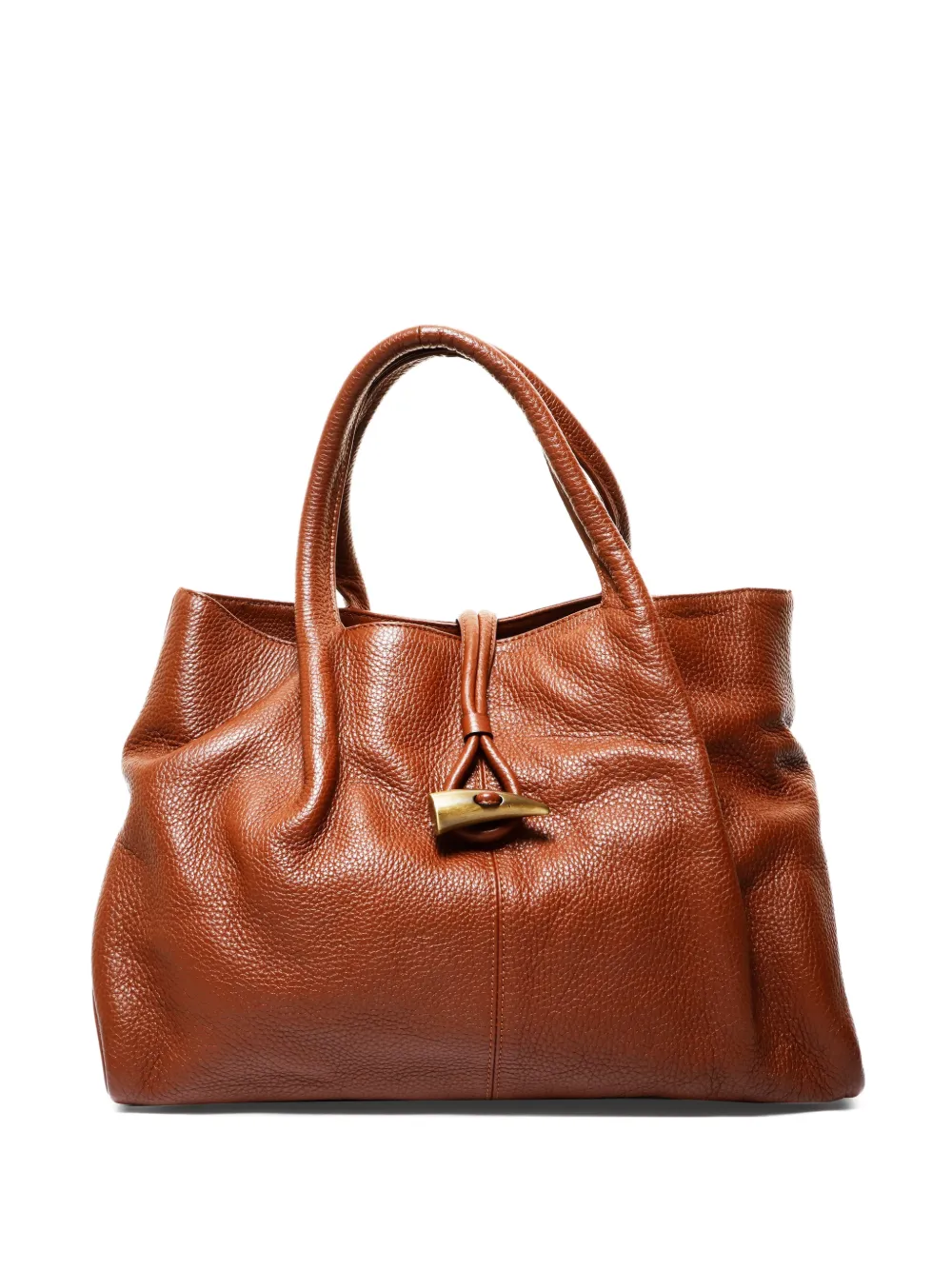 Burberry Pre-Owned 2000s leather tote bag - Marrone