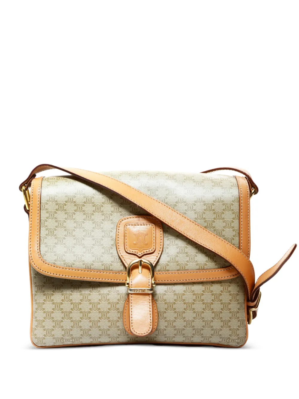 Celine Pre-Owned 1980-2000s Macadam cross body bag - Toni neutri