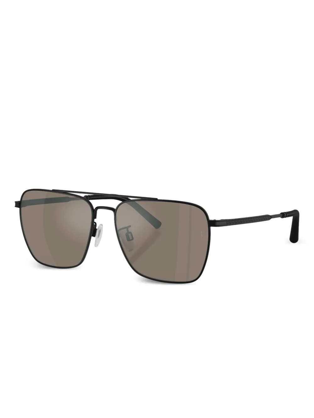 Oliver Peoples R-15 zonnebril met vierkant montuur Zwart