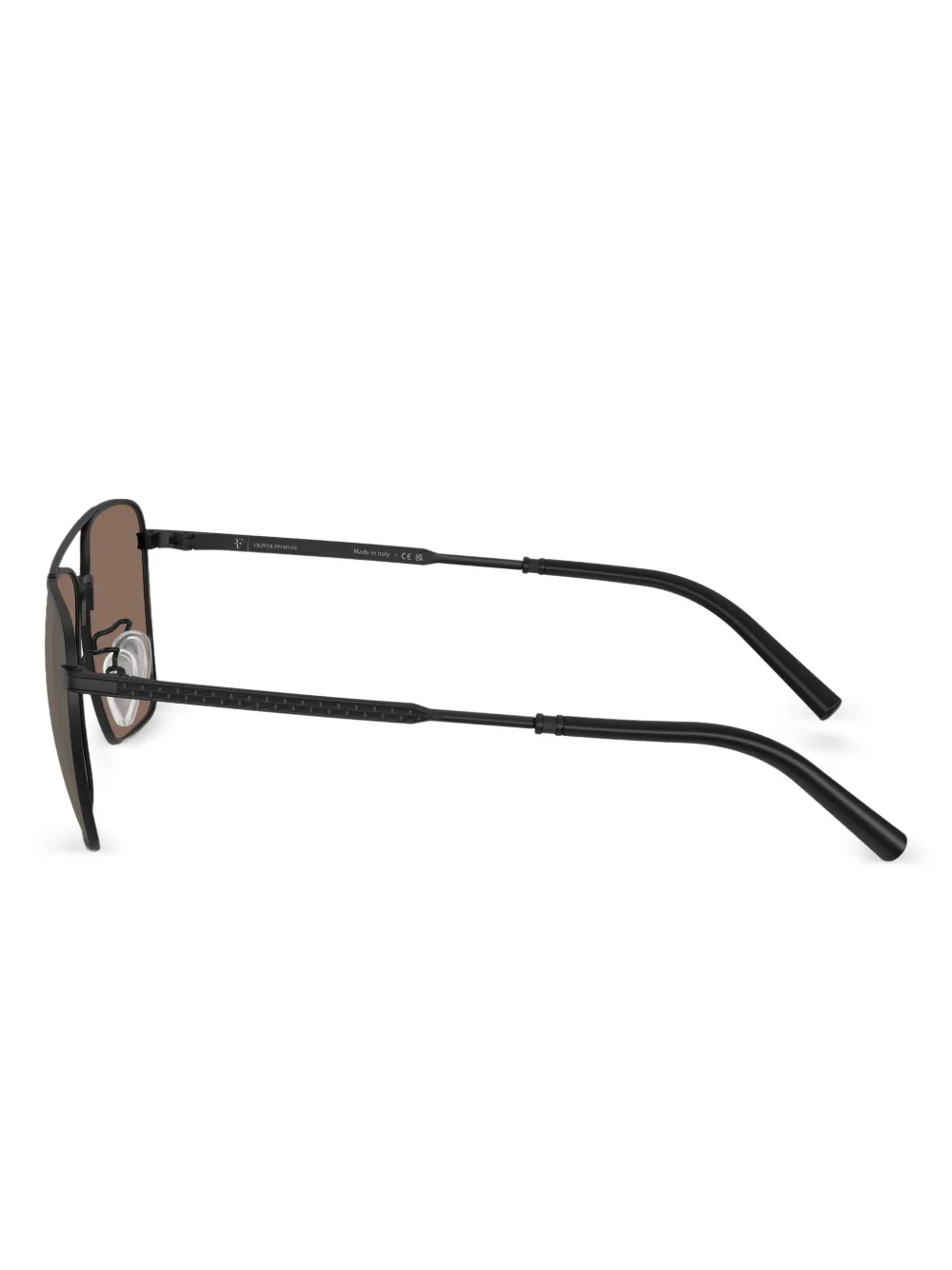 Oliver Peoples R-15 zonnebril met vierkant montuur Zwart