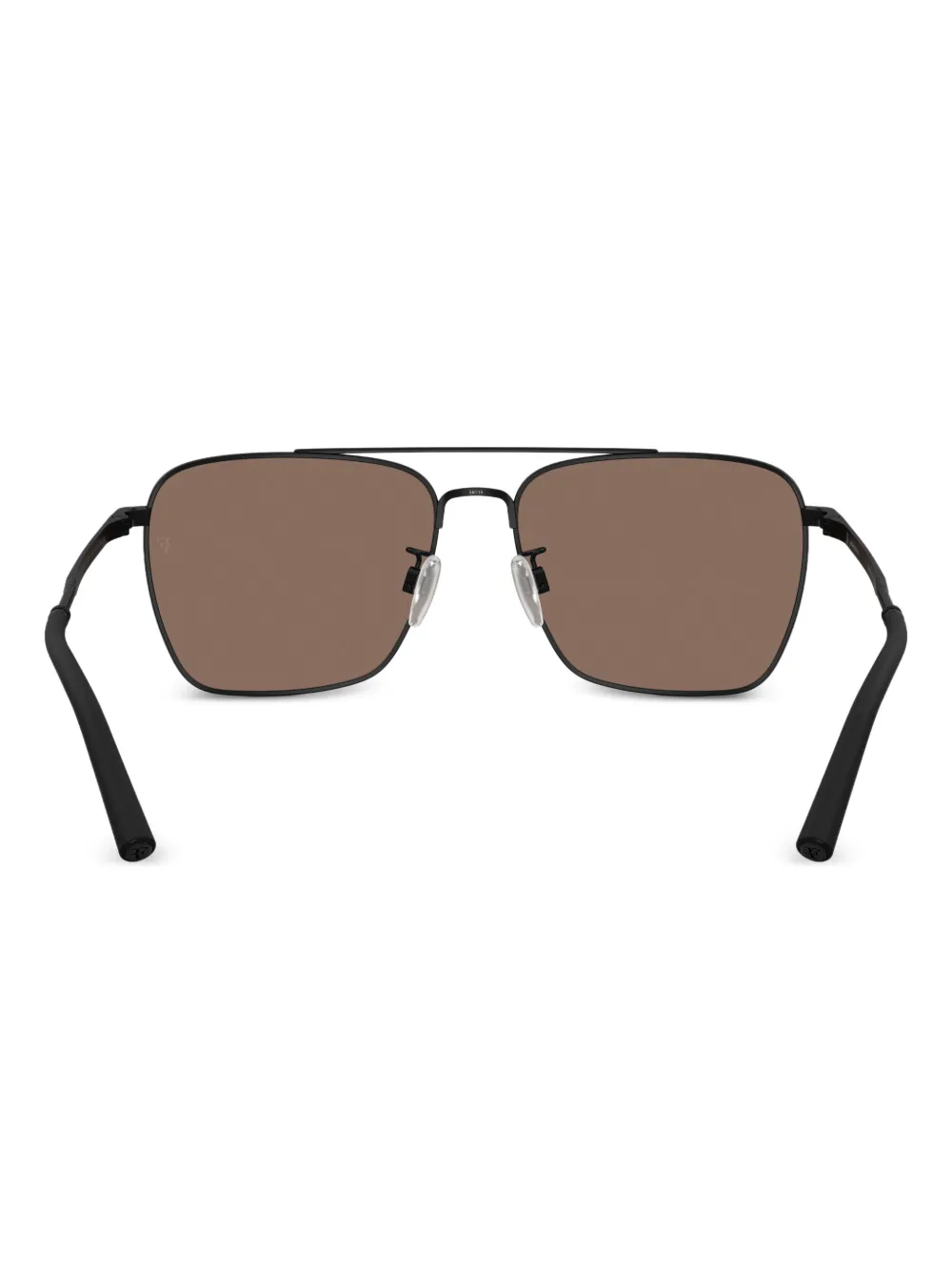 Oliver Peoples R-15 zonnebril met vierkant montuur Zwart