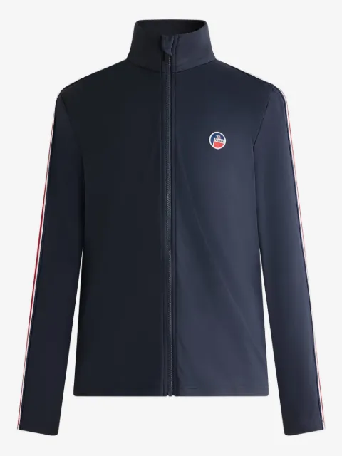 Fusalp Mario striped zip jacket