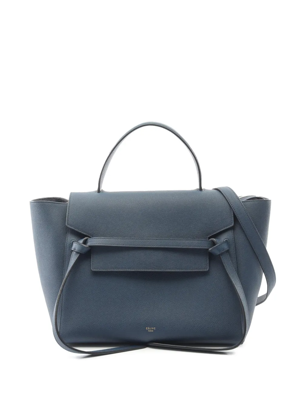 Celine Pre-Owned 2010-2025 Mini Grained Calfskin Belt Bag satchel - Blu