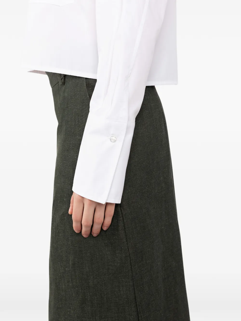 Bow-Detail Cotton Shirt