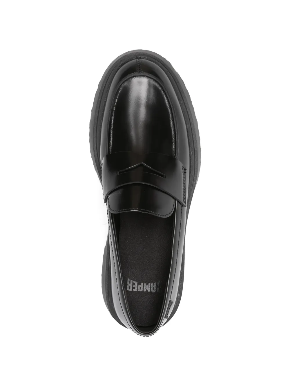 Camper Walden loafers met penny bandje Zwart