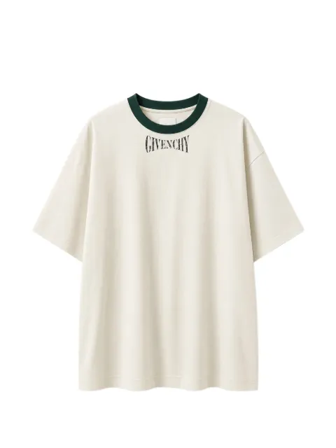 Givenchy logo-print ringer T-shirt
