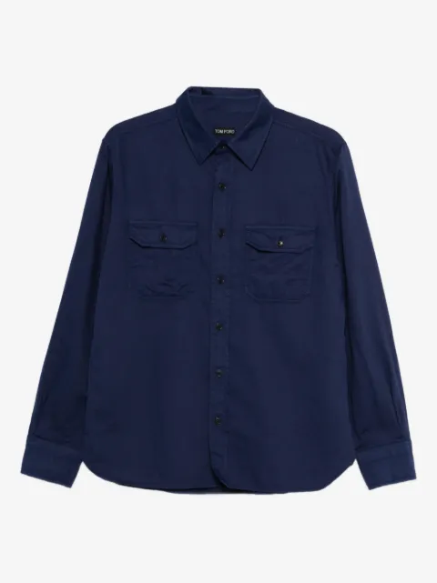 TOM FORD chest-pocket shirt