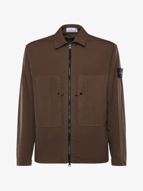 Stone Island Giacca-camicia con zip