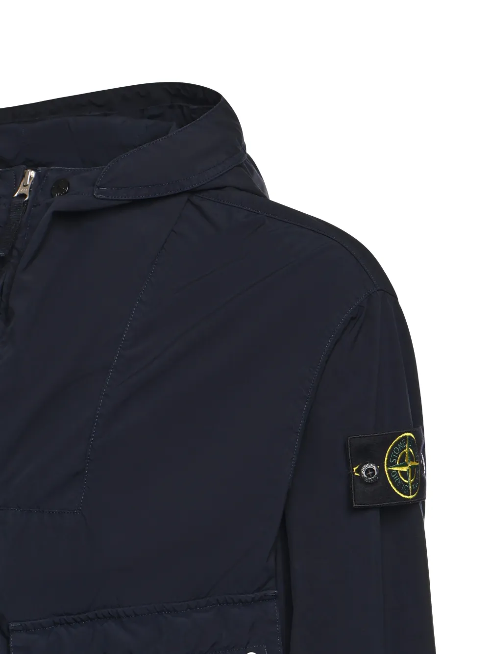 Stone Island Jack met capuchon Blauw