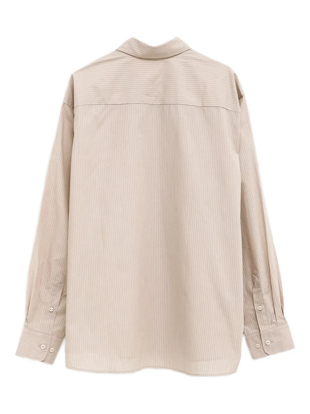 Baserange Claude striped shirt - Beige
