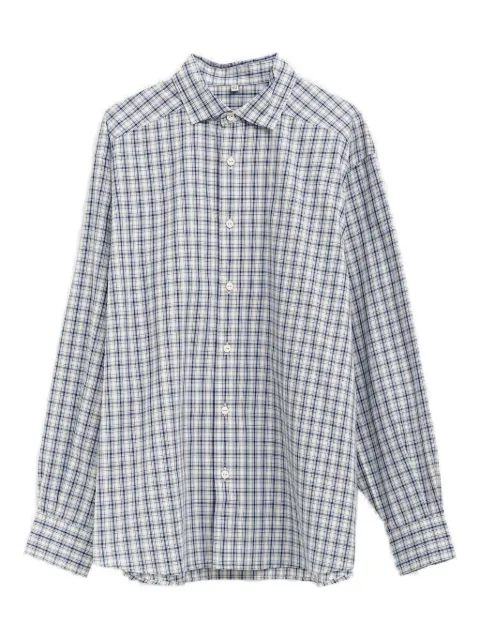 Baserange Claude checked button shirt