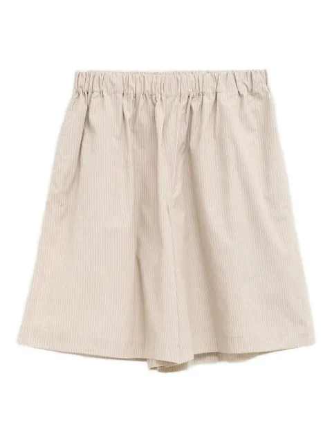Baserange Claude striped elasticated shorts