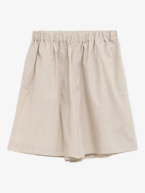 Baserange Claude striped elasticated shorts