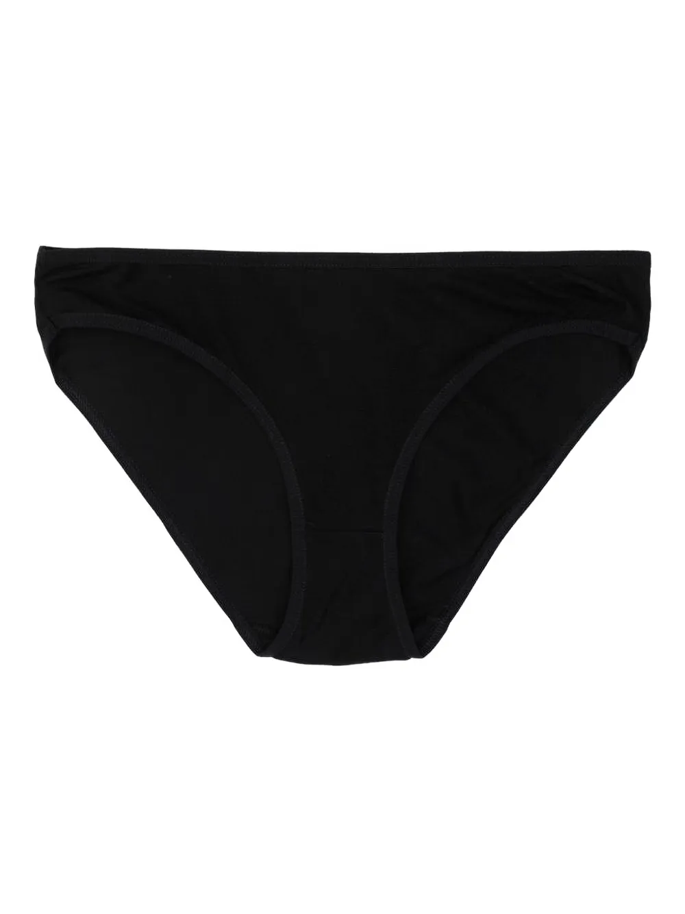Baserange seam-detail briefs - Schwarz