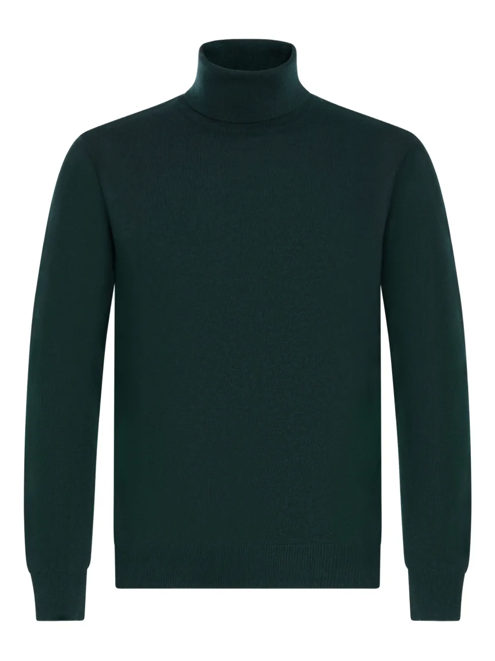 FRANZESE COLLECTION ribbed turtleneck sweater | Green | Image 1