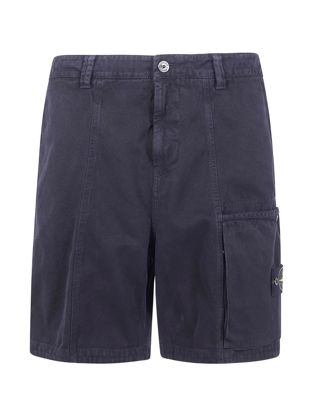 Stone Island cargo-pocket cotton shorts - Blu
