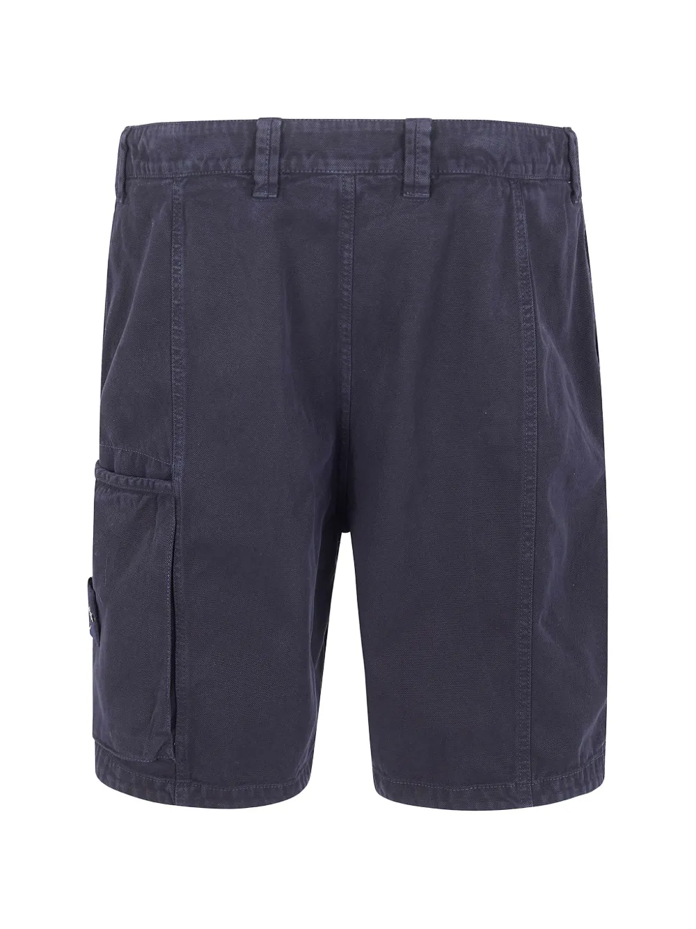 Stone Island cargo-pocket cotton shorts - Blauw