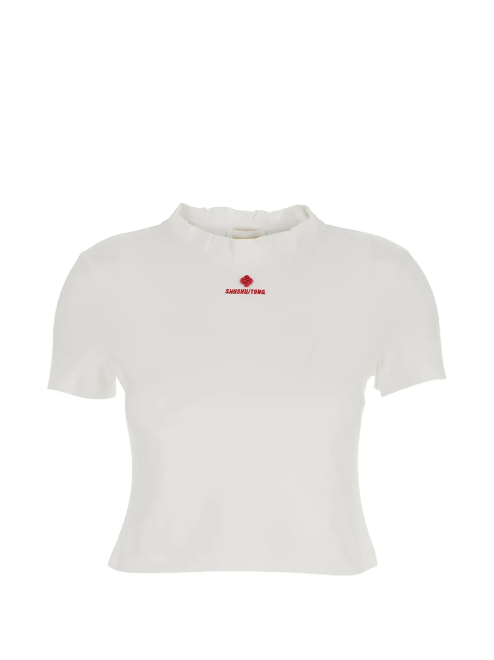 SHUSHU/TONG logo-detail T-shirt - Weiß