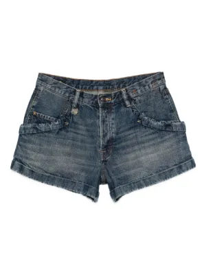 Alexander Wang スター デニム ショートパンツ | ブルー | FARFETCH JP