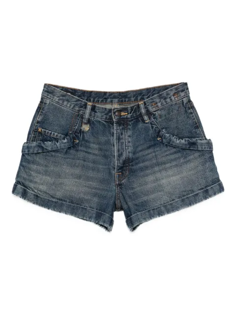 R13 denim shorts