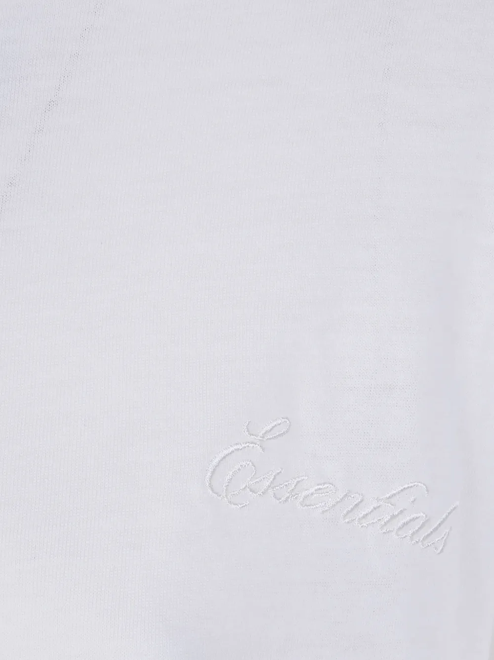 FEAR OF GOD ESSENTIALS Hoodie met logodetail en lange mouwen Wit