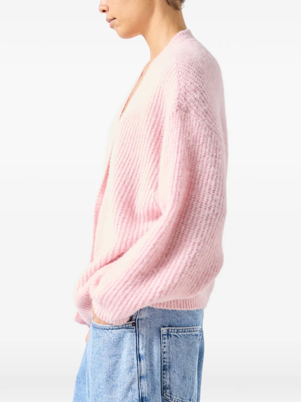 American Vintage East vest met lange mouwen Roze