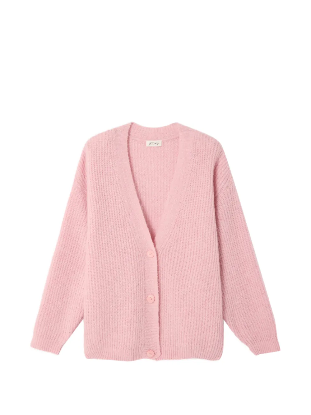 American Vintage East Cardigan mit langen Ärmeln - Rosa