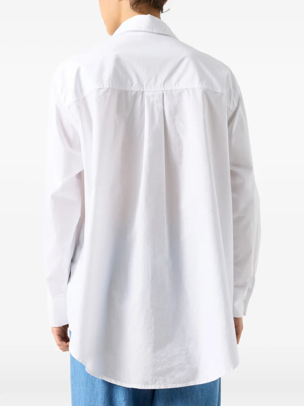 American Vintage Blouse met borstzak en knopen Wit