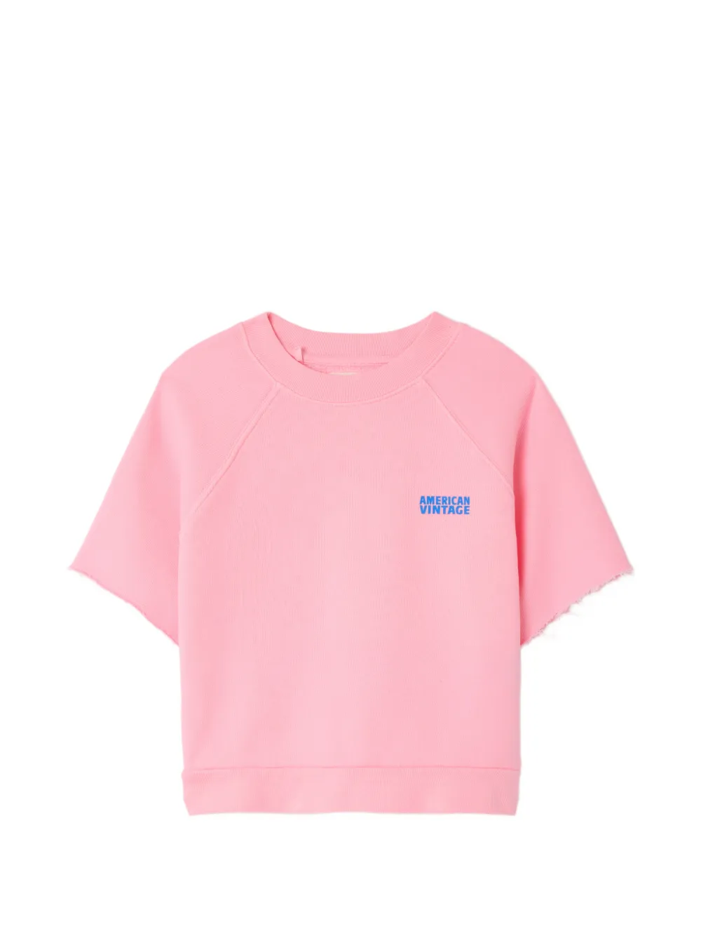 American Vintage Kids Izubird crew-neck T-shirt - Rosa