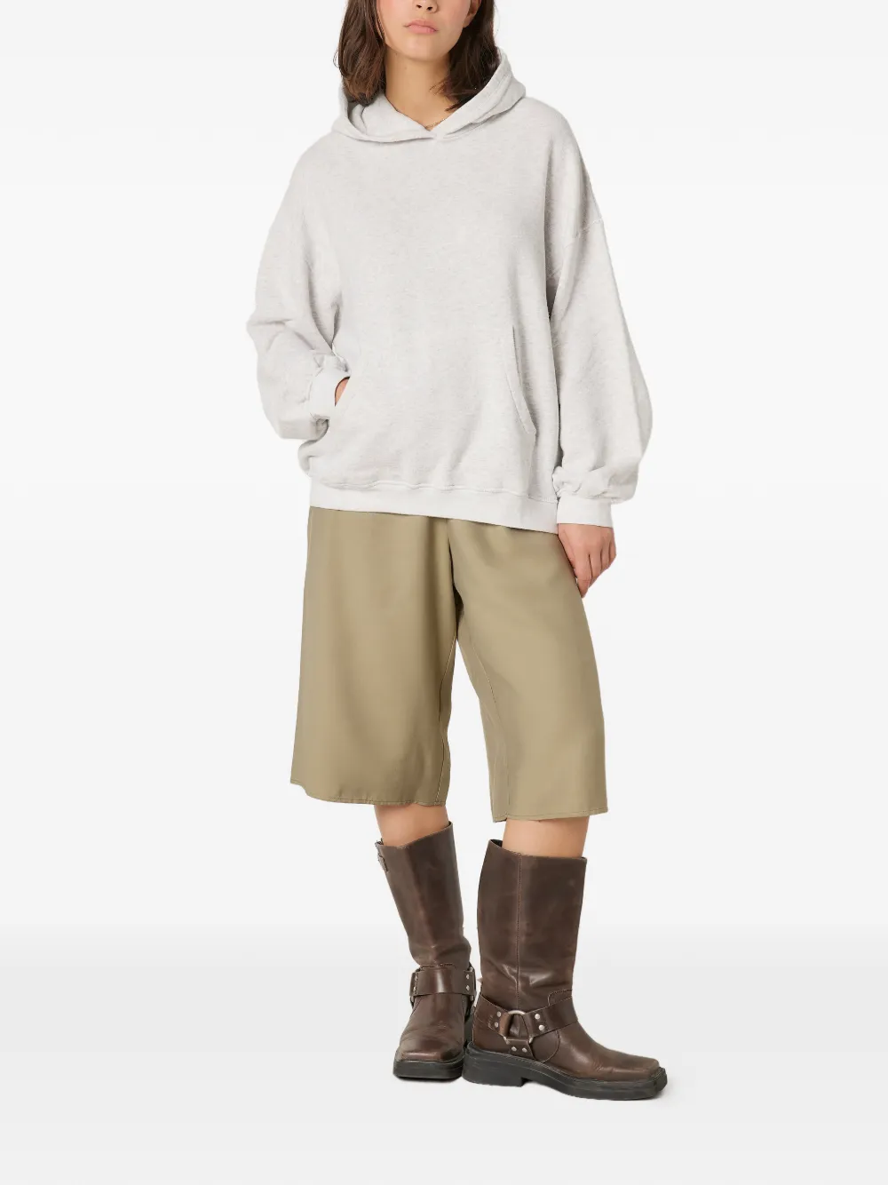American Vintage Kids Atubay hoodie met lange mouwen Grijs