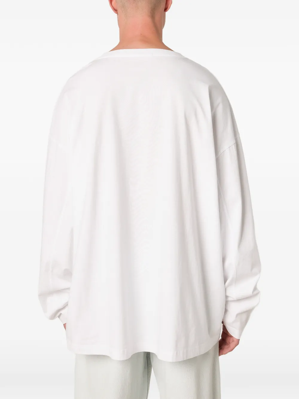 American Vintage Gixy T-shirt met lange mouwen Wit