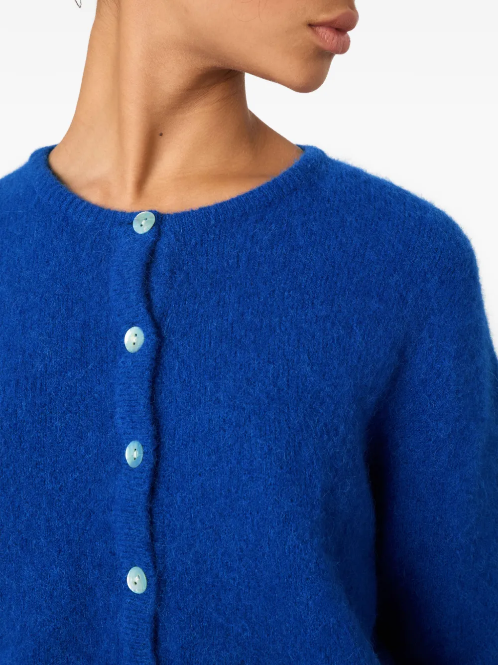 American Vintage Vitow vest met ronde hals Blauw