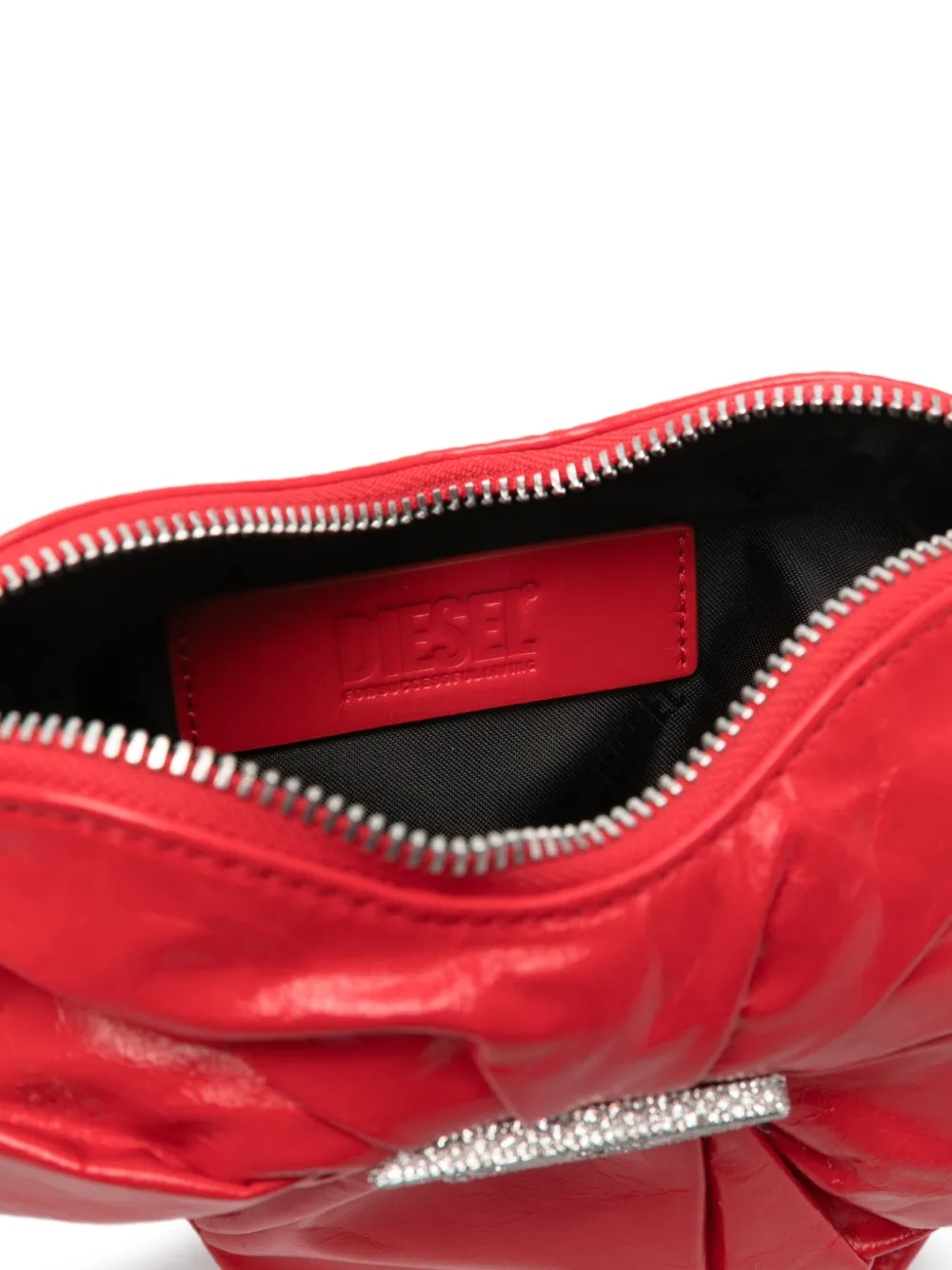 Diesel Scrunch-D Heart crossbodytas Rood